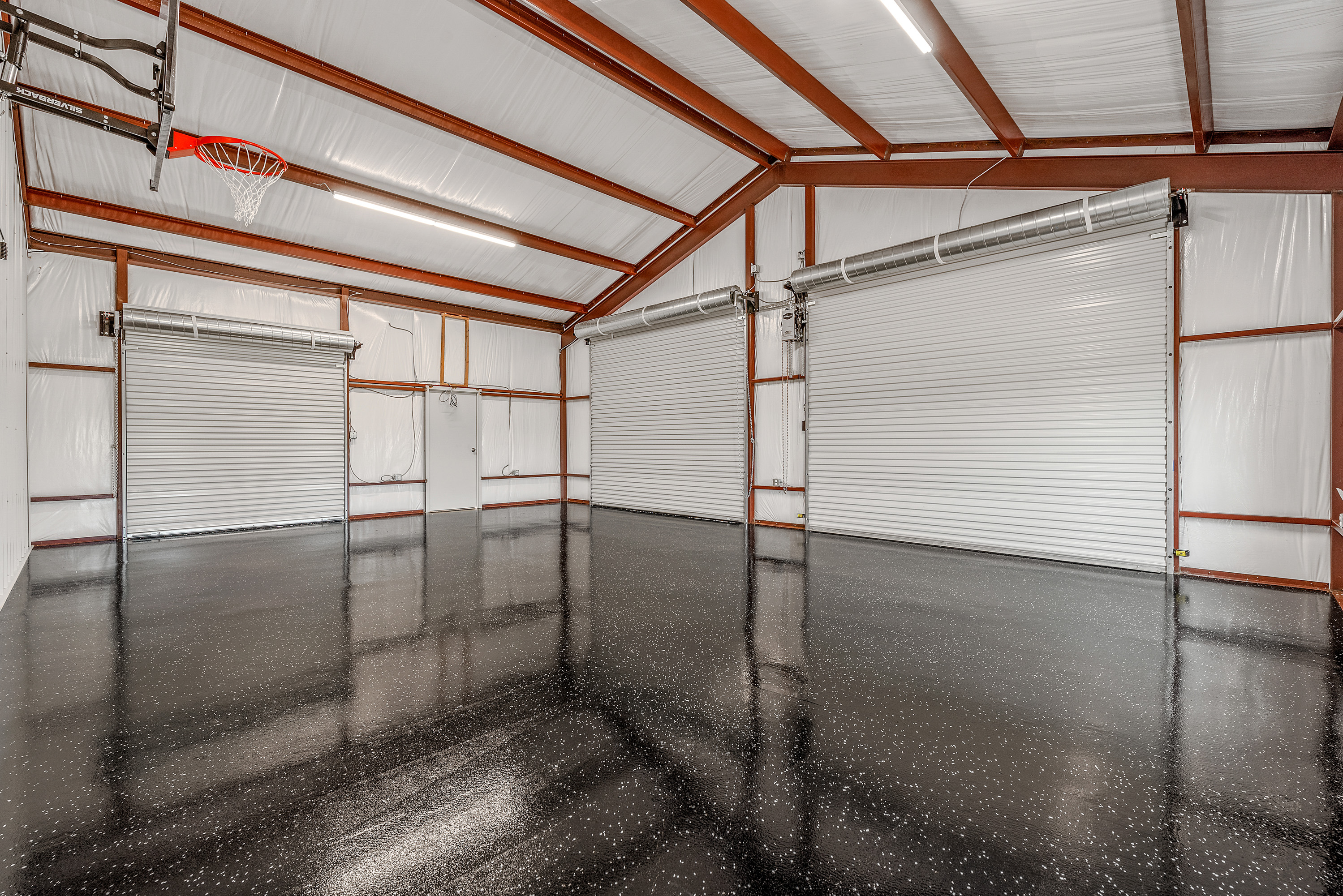 Therm-All metal building with reflect-r insulation installed in the roof and walls